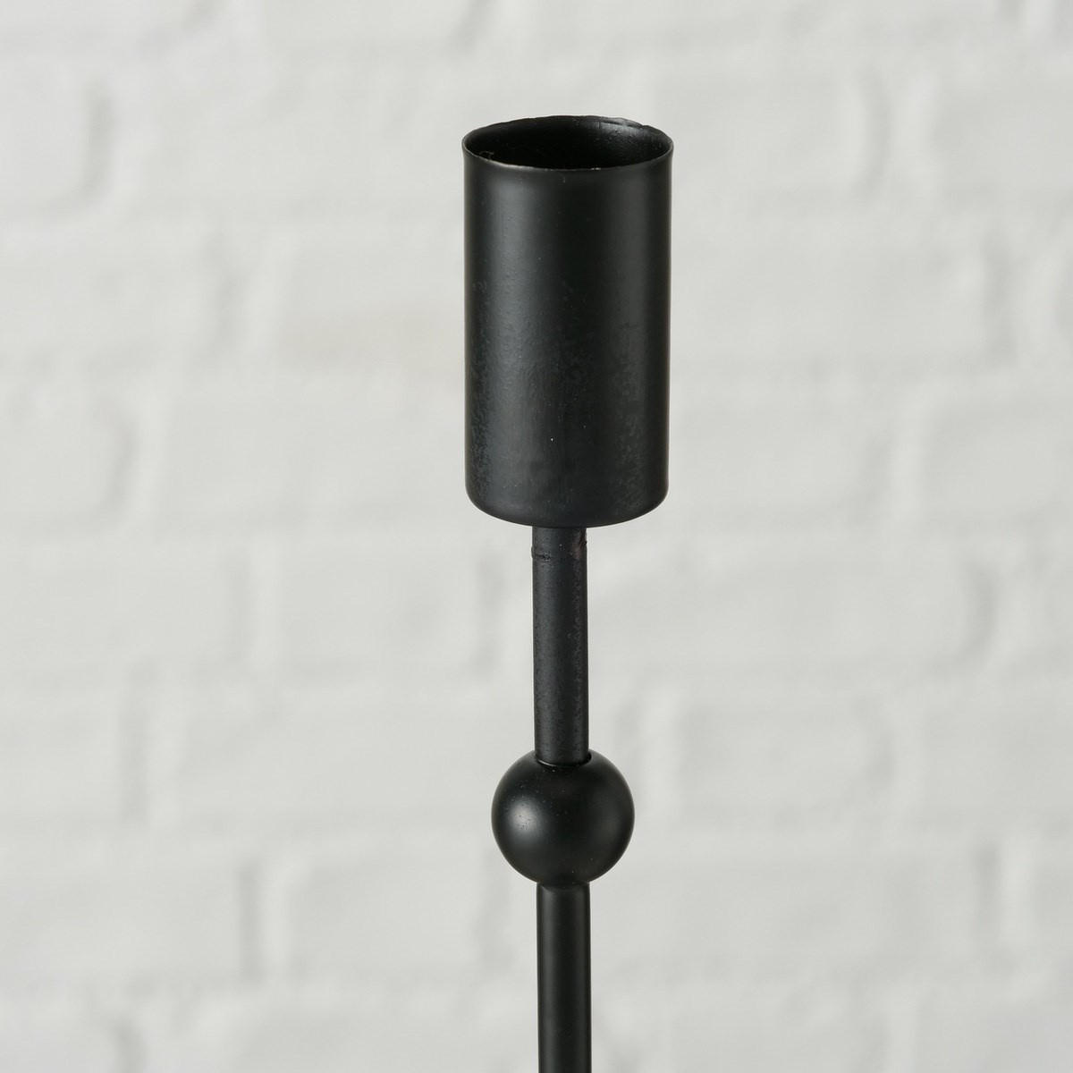 KERZENSTÄNDER aus Metall Kimberly - Schwarz, Metall (9/30/9cm) - Boltze Home