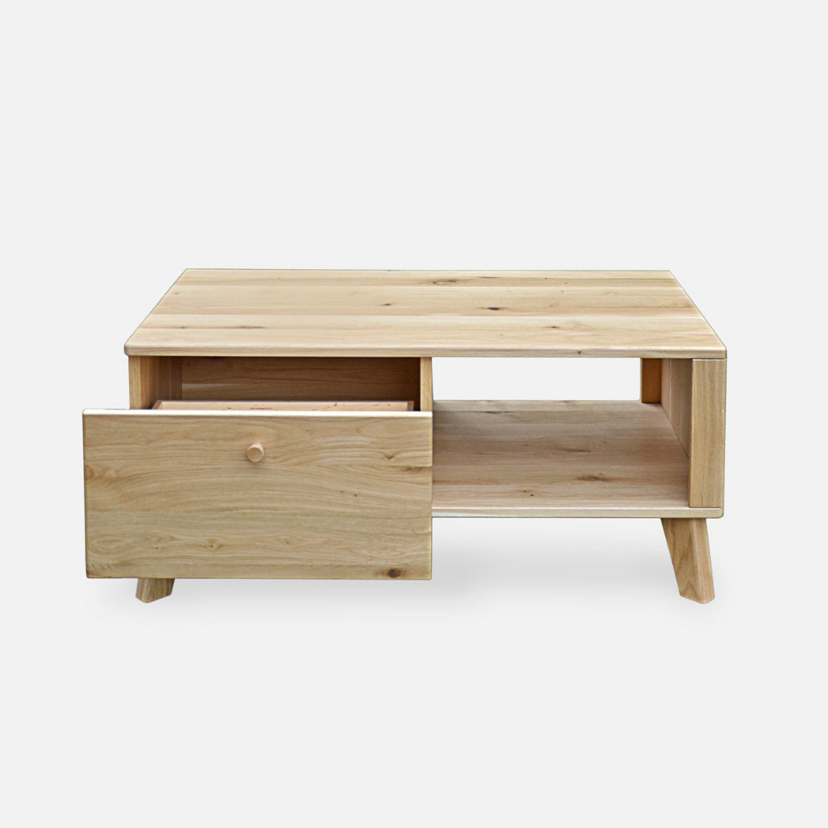 COUCHTISCH mit Schubladen NESS - Eichefarben, Holz (60/100/45cm) - Rawood Furniture