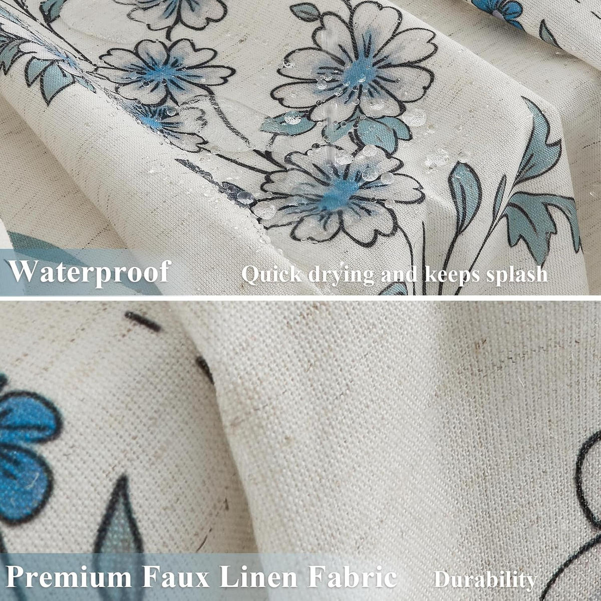 DUSCHVORHANG – 180 x 180 cm – Material: Polyester - Multicolor, Textil (180/180cm)