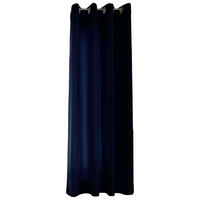 VORHANG BERLIN HxB 225x140cm Dunkelblau - Dunkelblau, Textil (140/225cm) - Gardinenbox