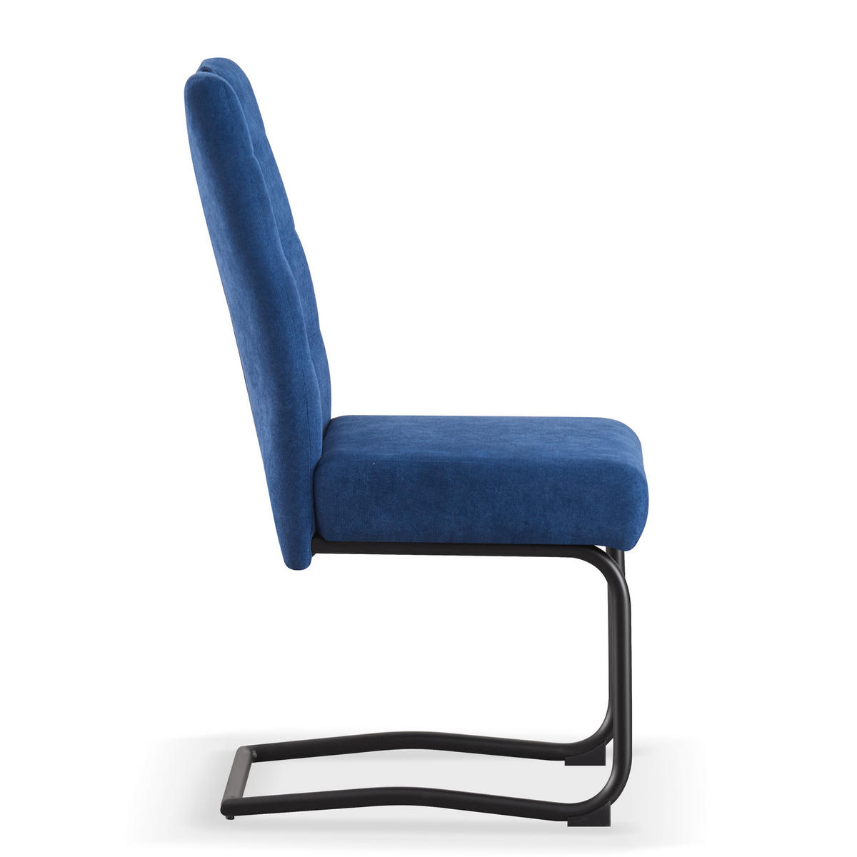 SCHWINGSTUHL SOFIA Blau 2 Stück - Blau, Textil/Metall (48/97/60cm) - B&D Home