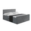 BOXBETT mit Matratze H4 und Lattenrost - TOLO-Z - 140x200 Cord - Dunkelgrau - Dunkelgrau, Holzwerkstoff (140/200cm) - ALTDECOR