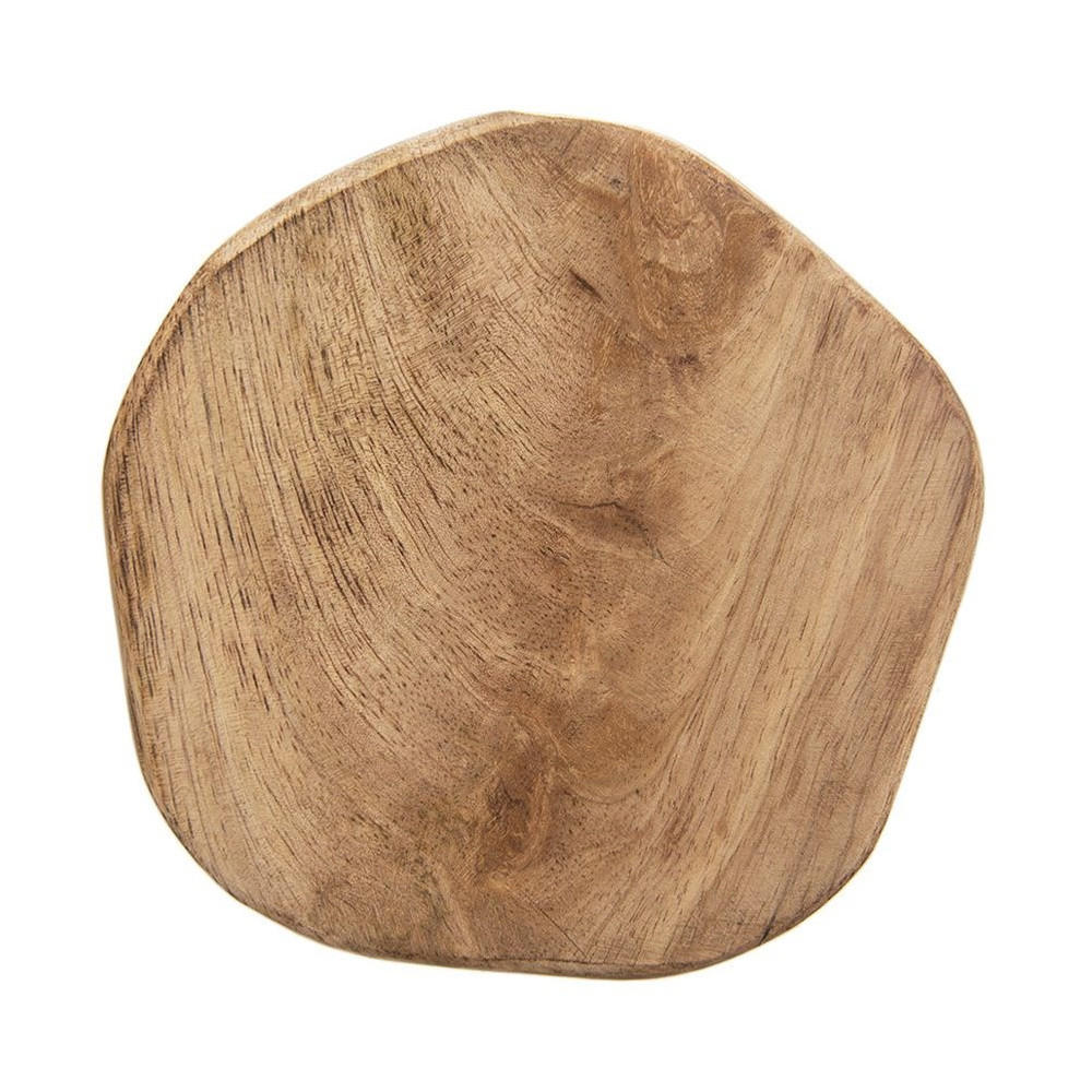 UNTERSETZER MANGO, Mangoholz, natur, 10 cm - Braun, Holz (10cm) - Orion 