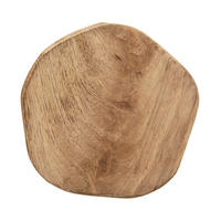 UNTERSETZER MANGO, Mangoholz, natur, 10 cm - Braun, Holz (10cm) - Orion 