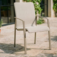 GARTENSTÜHLE VERANO 6ER-SET - Beige, Textil (57/94/63cm) - IDIMEX