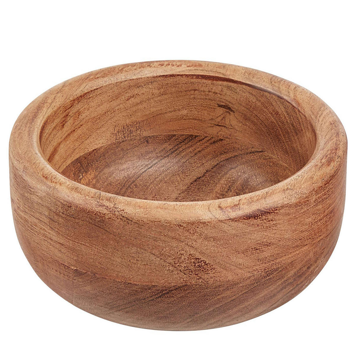 SCHALEN 4er-Set Pure Kitchen 15 cm - Braun, Holz (15/15/8cm) - Butlers