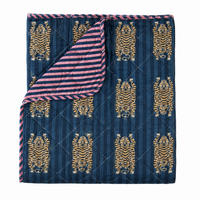 WOHNDECKE Baumwolle 140x180 cm Quilt-Optik – Gesteppt, Weich & Modern - Multicolor, Naturmaterialien (140/180cm) - AU Maison