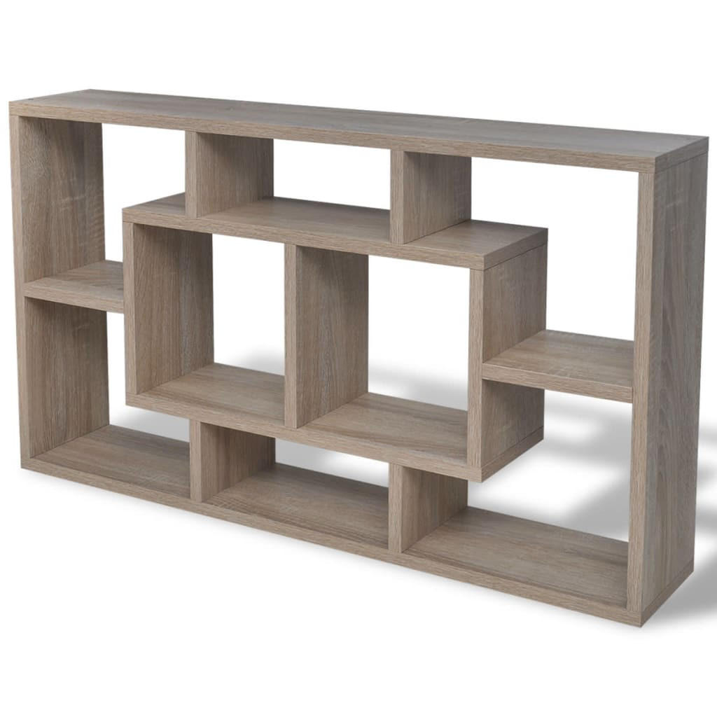 vidaXL Wandregal Eiche 85x47.5x18 cm