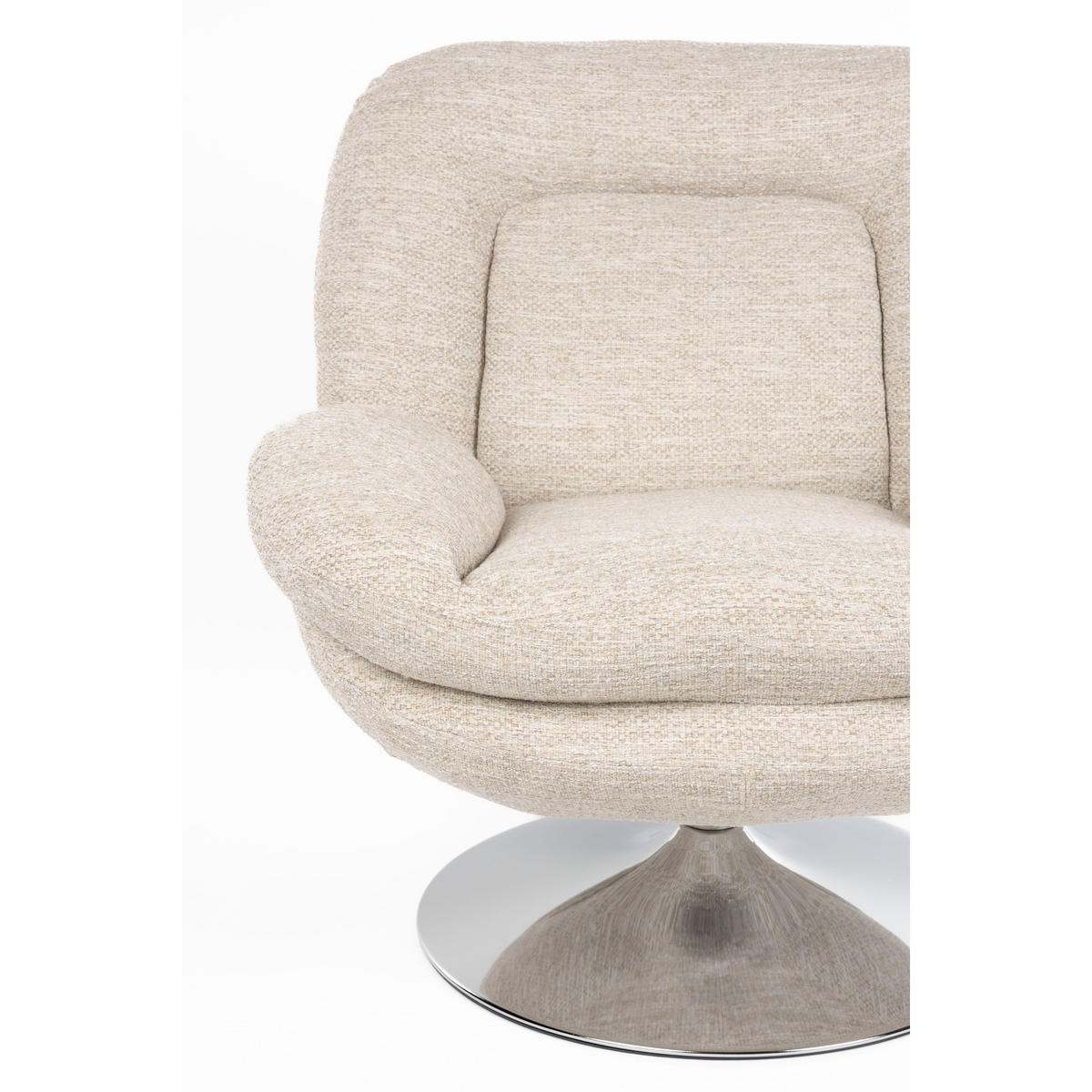 SESSEL Romy Taupe Grau - Taupe/Grau, Kunststoff (80/86/94cm) - Housecraft Living