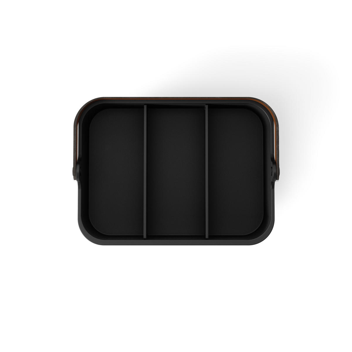KOSMETIK-ORGANIZER Bellwood, Schwarz / Walnuss - Schwarz, Kunststoff (27/25/37cm) - Umbra
