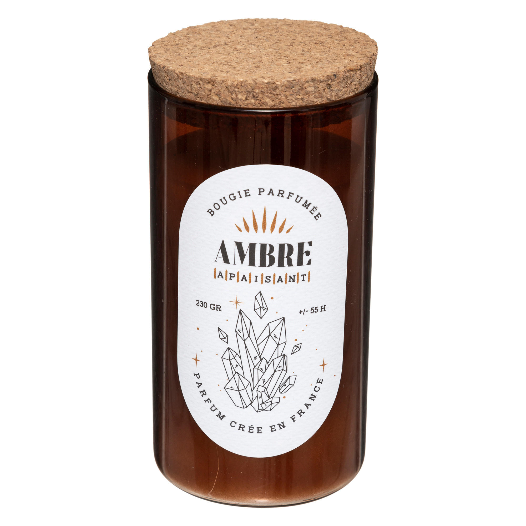 DUFTKERZE im Glas 6,5/6,5/12 cm - Orange, Paraffin (6.5/12cm) - Atmosphera Createur d´interieur