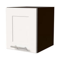 KLAPPHÄNGESCHRANK Oslo W4B/30 Weiß Matt / Lava 30 / 32,5 / 36cm - Dunkelgrau/Weiß, Holz/Holzwerkstoff (30/36/32.5cm) - Feldmann-Wohnen