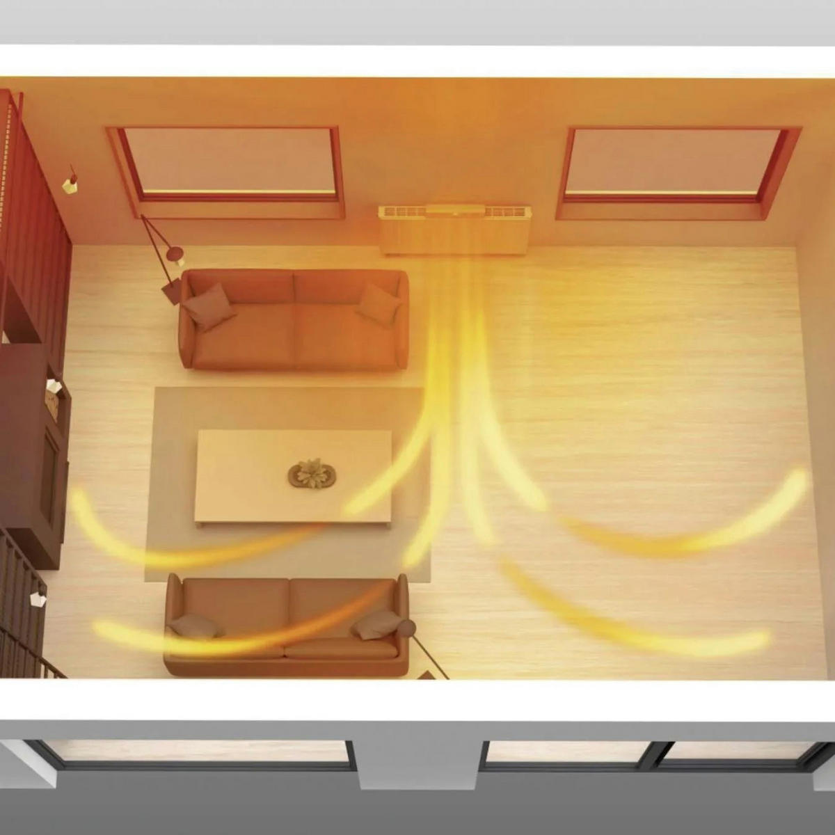 HEIZGERÄT SmartAir, kabellos, für effiziente Wärmeverteilung - Silberfarben, Kunststoff (12.3/14.3/46.7cm) - Westfalia