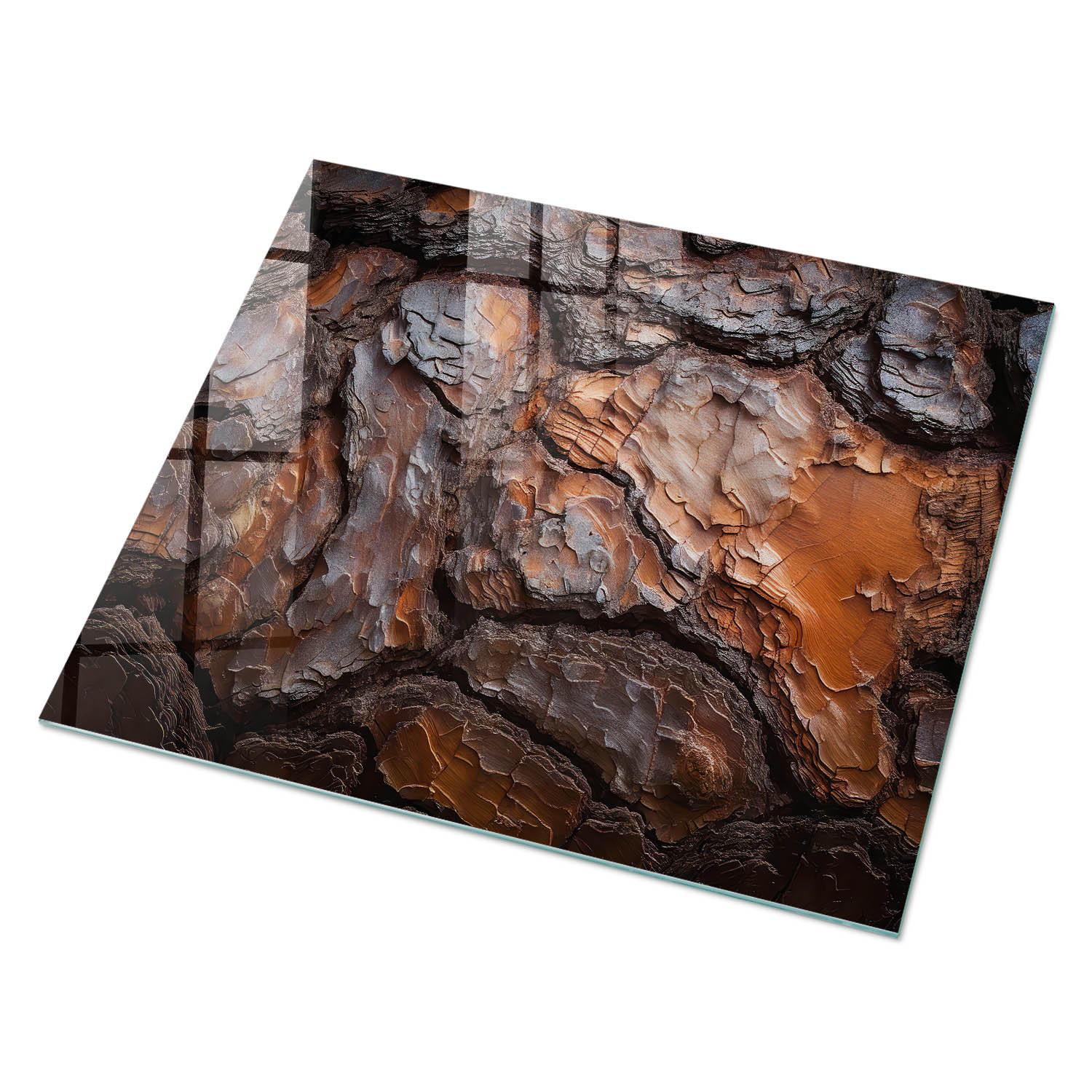 ArtPrintCave Glasplatte Orange 80x60x0.4 cm