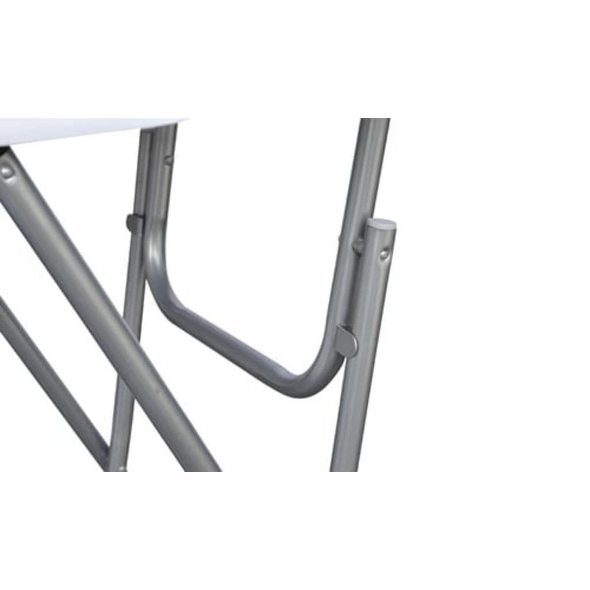 STEHTISCHE, Klappbar, 60/60/112 cm, aus MDF und Stahl, Weiß - Weiß, Holz (60/60/112cm) - vidaXL