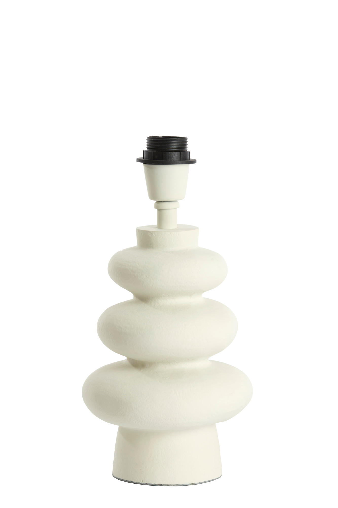 LAMPENFUSS Olona Weiß Ø16/27 cm - Weiß, Metall (16/16/27cm) - Light & Living