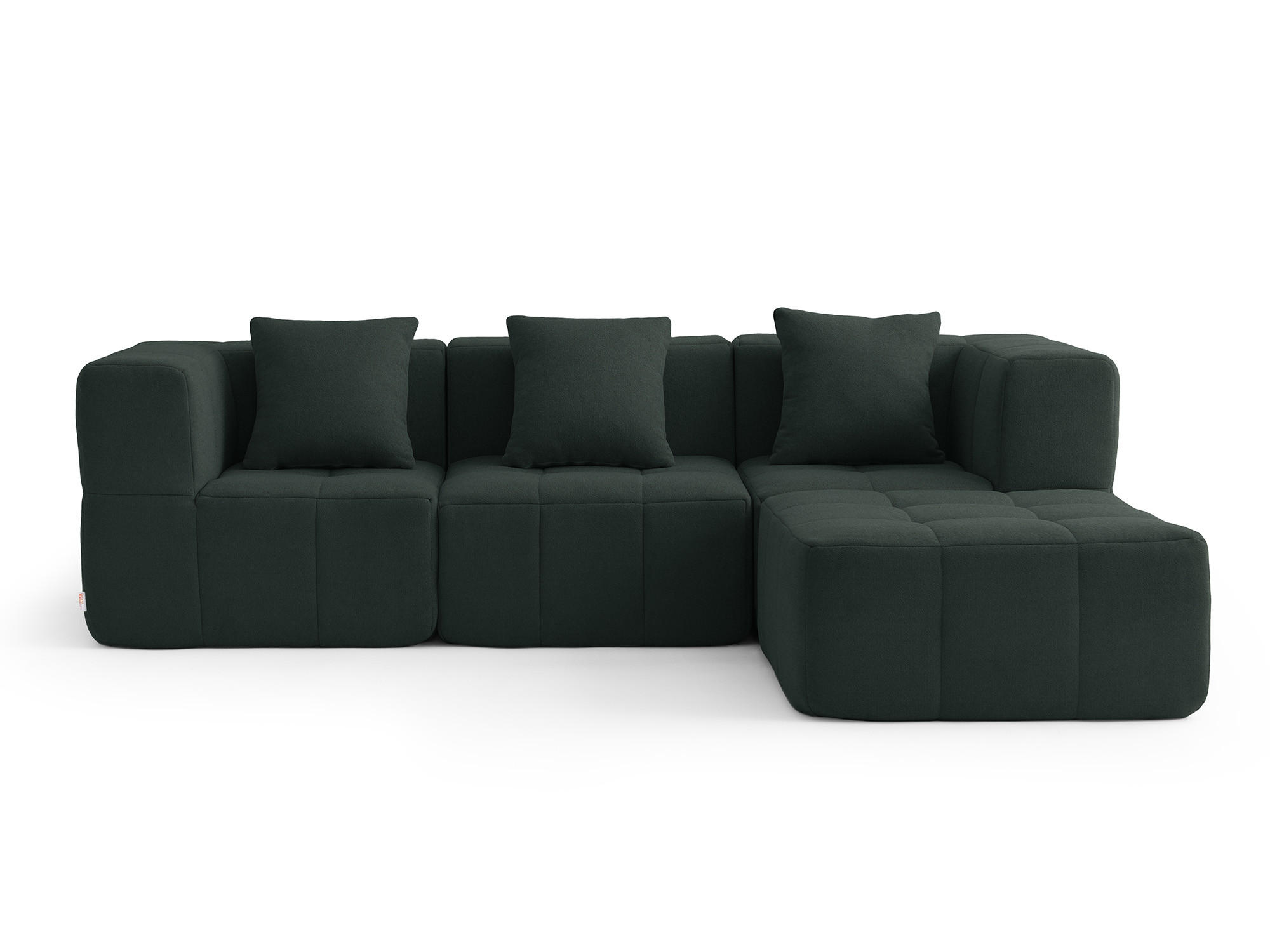MILYsofa Ecksofa Waldgrün 260x190 cm