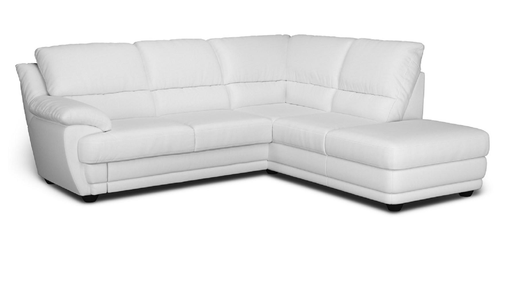 ECKSOFA mit Schlaffunktion - Schwarz/Weiß, Kunststoff/Textil (222/245cm) - Cotta