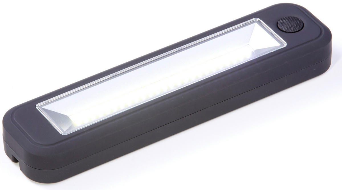 LED-ARBEITSLEUCHTE - praktische Batterie-Taschenlampe mit Magnet und Haken für Werkstatt und Zuhause, 2er-Set - Weiß, Kunststoff (5.5/2.9/22cm) - Northpoint