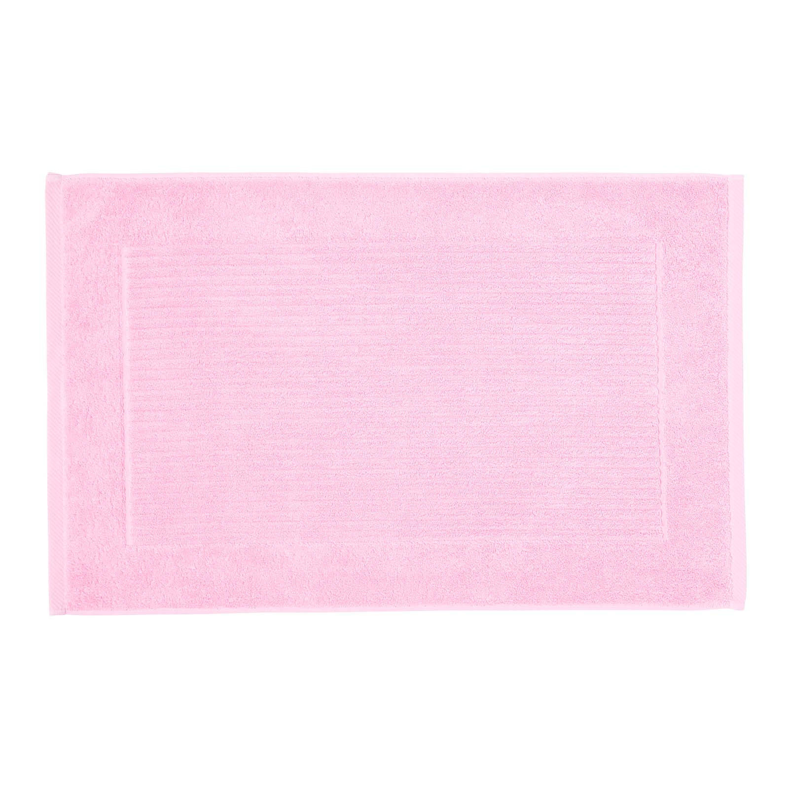 BADEMATTE Imperial 50/80 cm, Baumwolle - Pink, Textil (50/80cm) - Homescapes