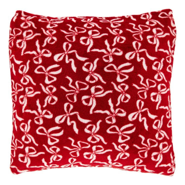 KISSEN Fanny - Rot - 45/45/ cm - Rot, Textil (45/45cm) - Unique Living