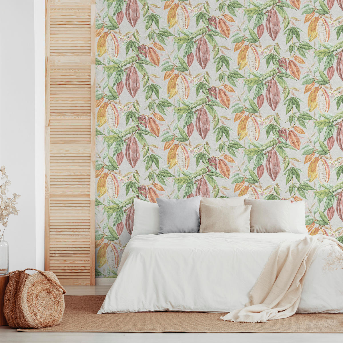 TAPETE Obst 53 cm x 10 m - Grün, Papier (53/1000cm) - Sanders & Sanders