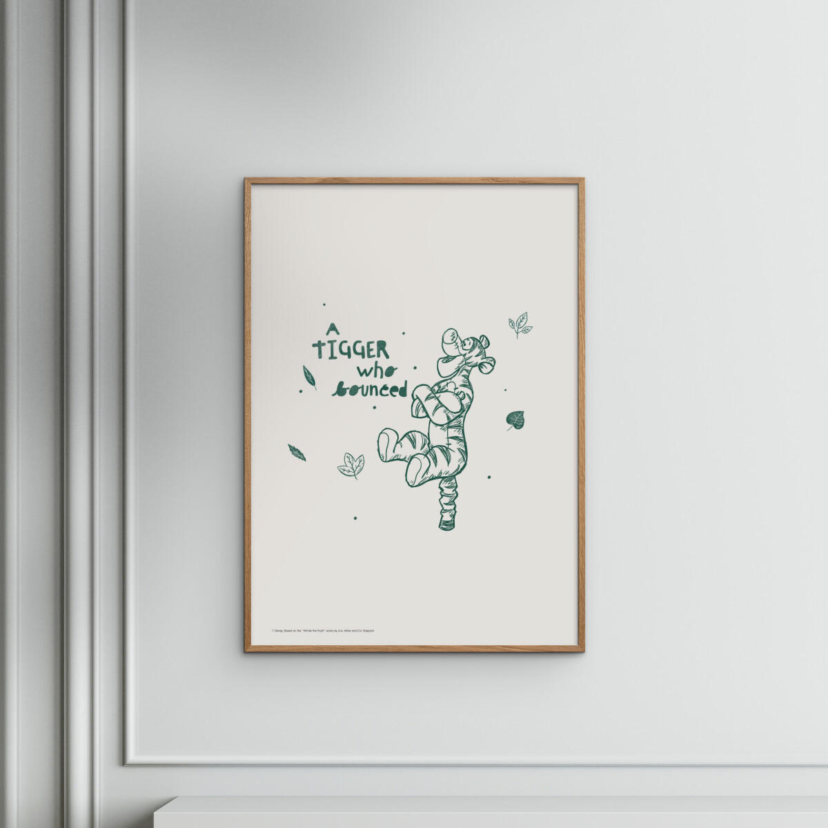 POSTER Disney's Tigger Joyful Bounce - Beige, Papier (30/40/0.1cm) - Poster&Frame