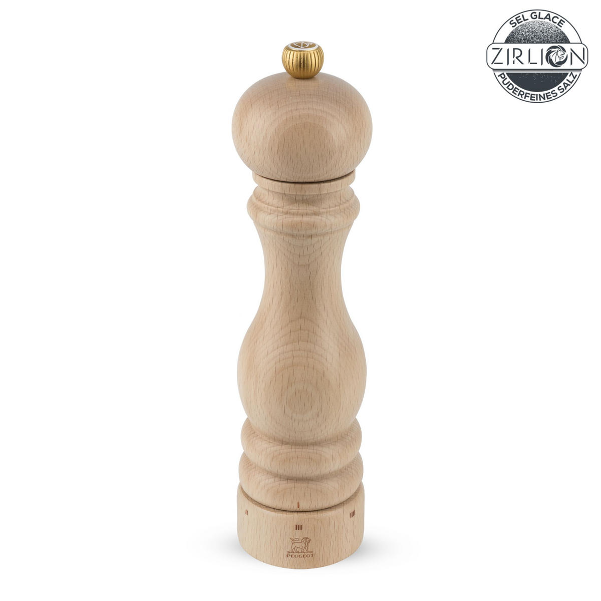 SALZMÜHLE Paris uSelect 22cm Buchenholz Natur Zirkonia-Mahlwerk - Braun, Holz (5.9/22/5.9cm) - PEUGEOT