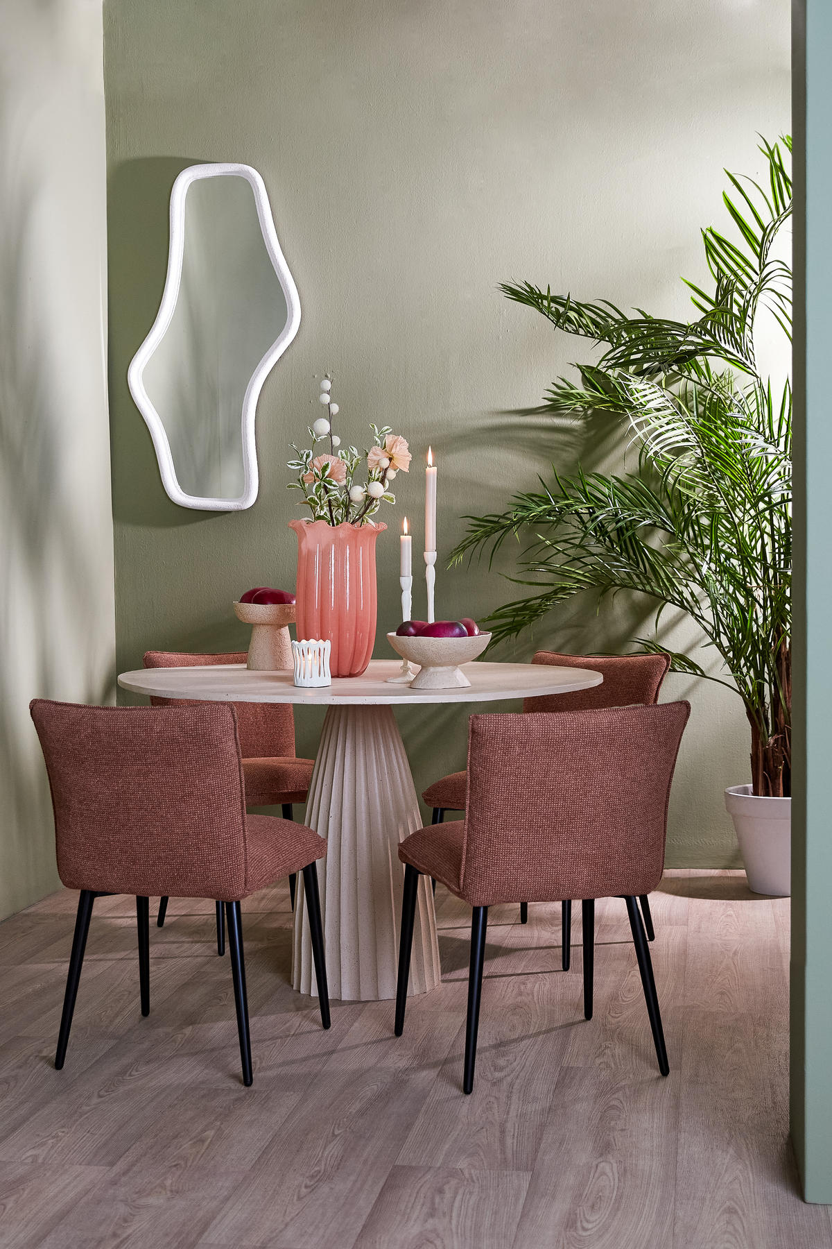 ESSTISCH Veglia Braun 120/120/78 cm - Braun, Metall (120/120/78cm) - Light & Living