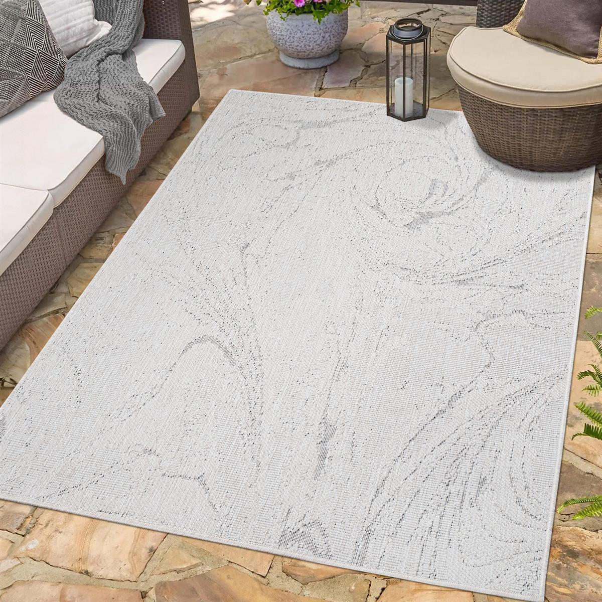 OUTDOOR-TEPPICH DuoRug 5733 Natur 160x230 cm - Creme, Textil (160/230cm) - carpet city