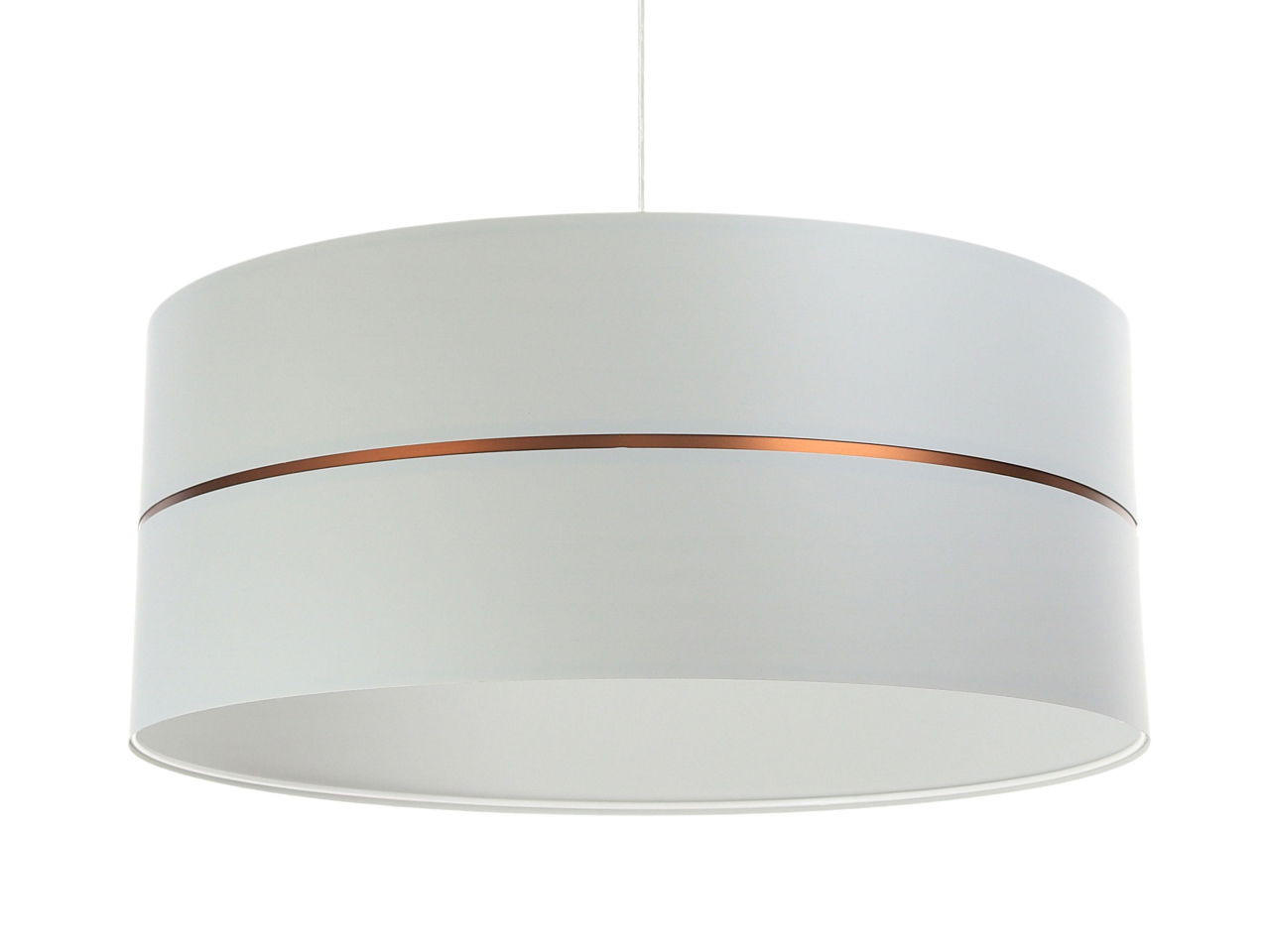HÄNGELEUCHTE Grau 50/21 cm - Grau/Kupferfarben, Kunststoff (50/0.8/21cm) - ONZENO