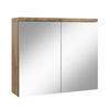 SPIEGELSCHRANK Toledo Braun Eiche - 80 x 20 x 60 cm - Eichefarben/Braun, Holz (80/60/20cm) - Badplaats