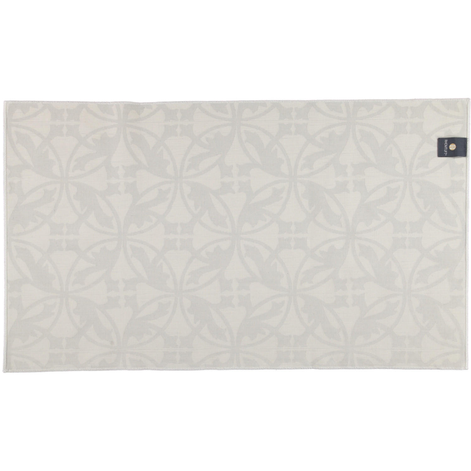 BADEMATTEN MAURO WEISS-KIESEL - 1469 - Grau, Textil (70/120cm) - Rhomtuft