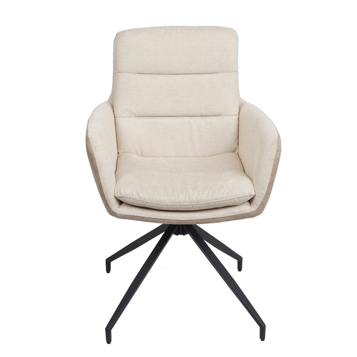 ESSZIMMERSTUHL Cremeweiß - Weiß, Textil (60/89/54cm) - MCW