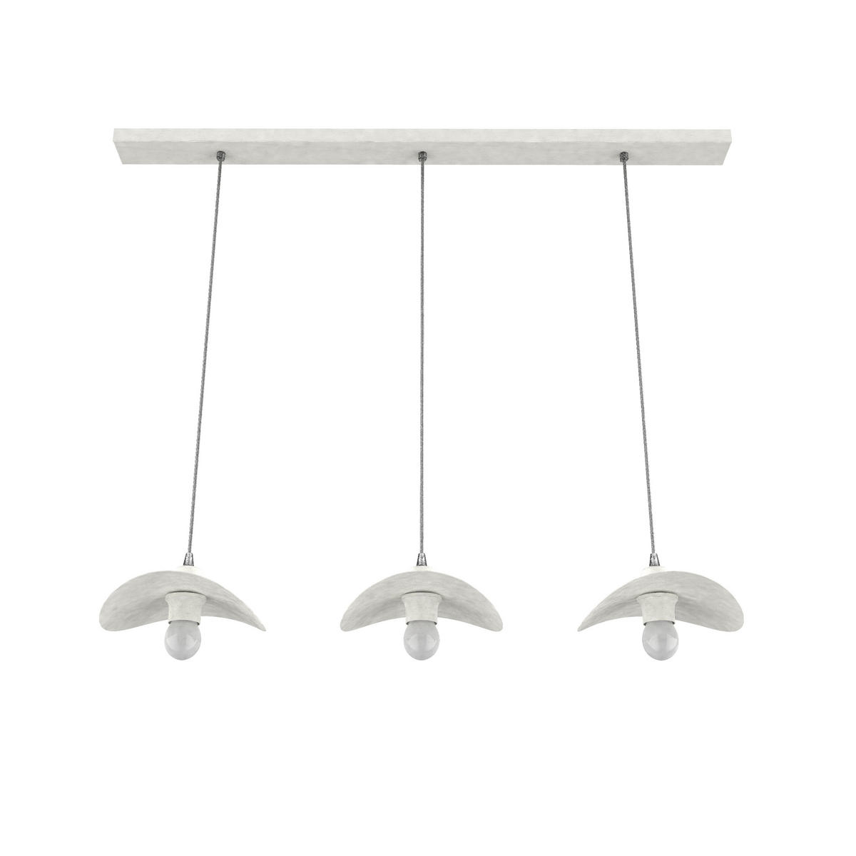 HÄNGELEUCHTE - Weiß, Metall (25/30/120cm) - Lumicom