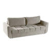 SOFA Delta Ecru, mit Schlaffunktion - Ecru, Holzwerkstoff (245/93/118cm) - Bettso