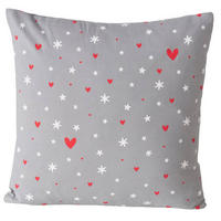 ZIERKISSEN Anella 45/45 cm - Grau, Naturmaterialien (45/12/45cm) - Boltze Home