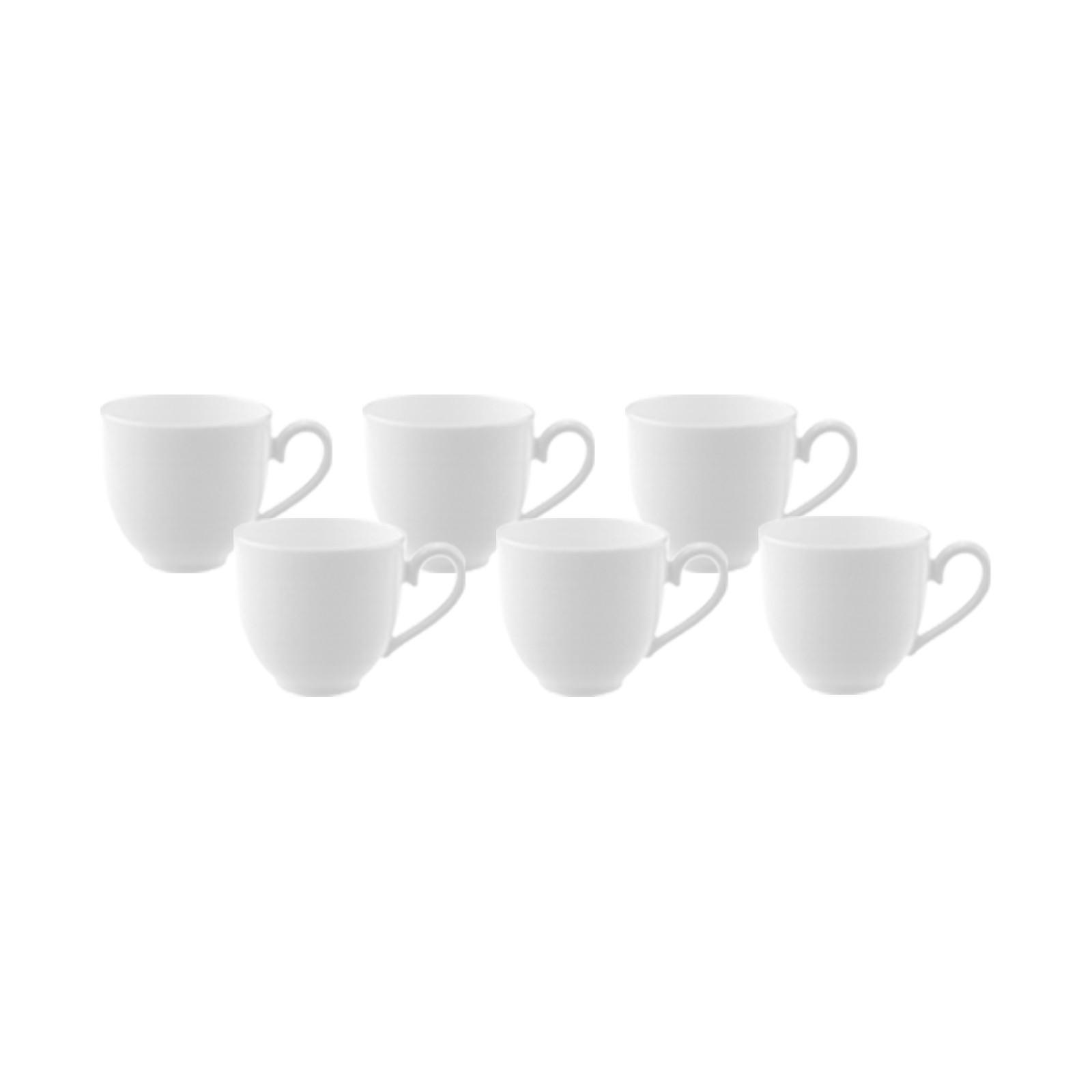 MOKKA-/ ESPRESSOTASSE Royal weiß 100 ml 6er Set - Weiß, Keramik (0.1L) - Villeroy & Boch