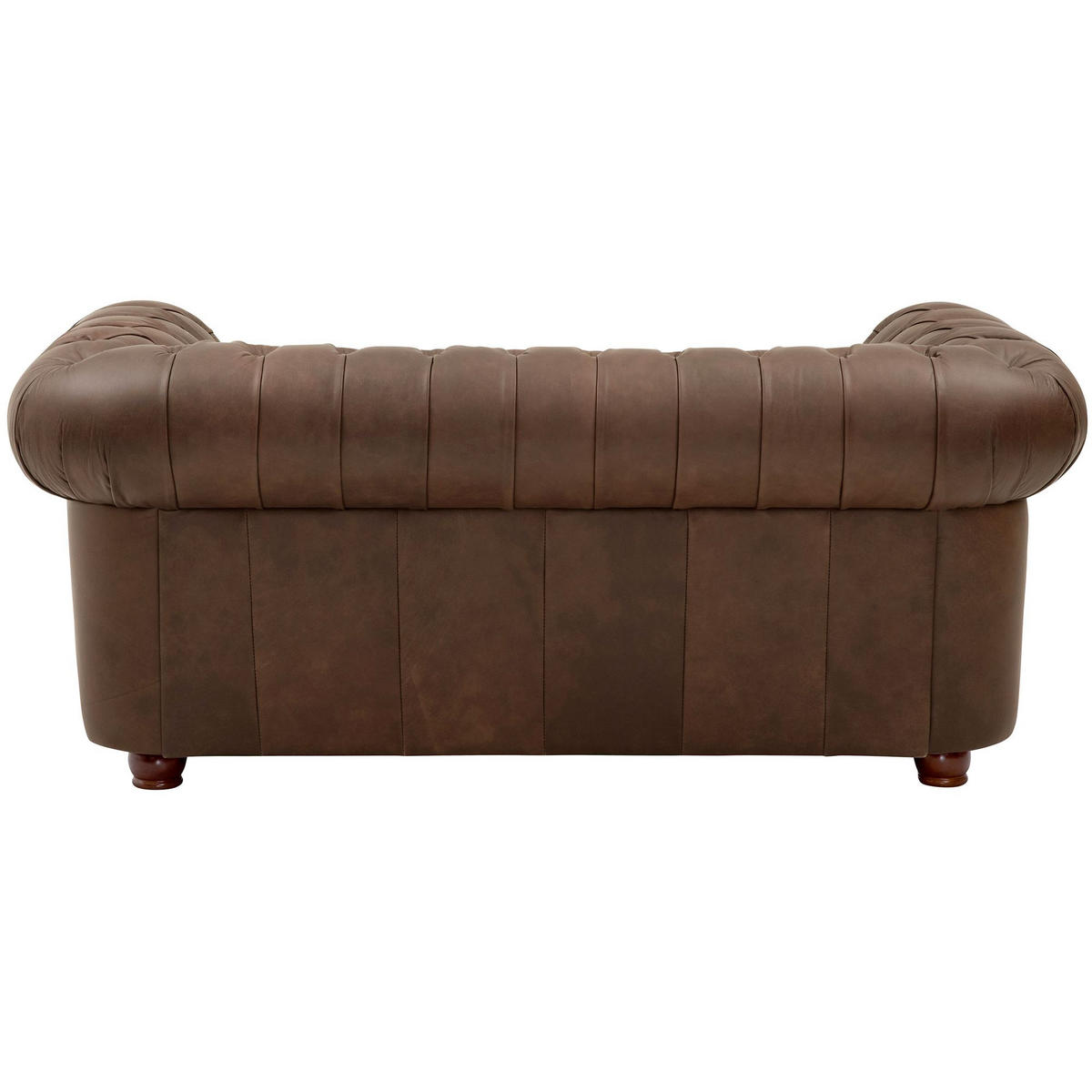 SOFA 2-Sitzer Kalea Echtleder (Antikoptik) braun - Braun, Leder (172/76/98cm) - 58aufmkessel