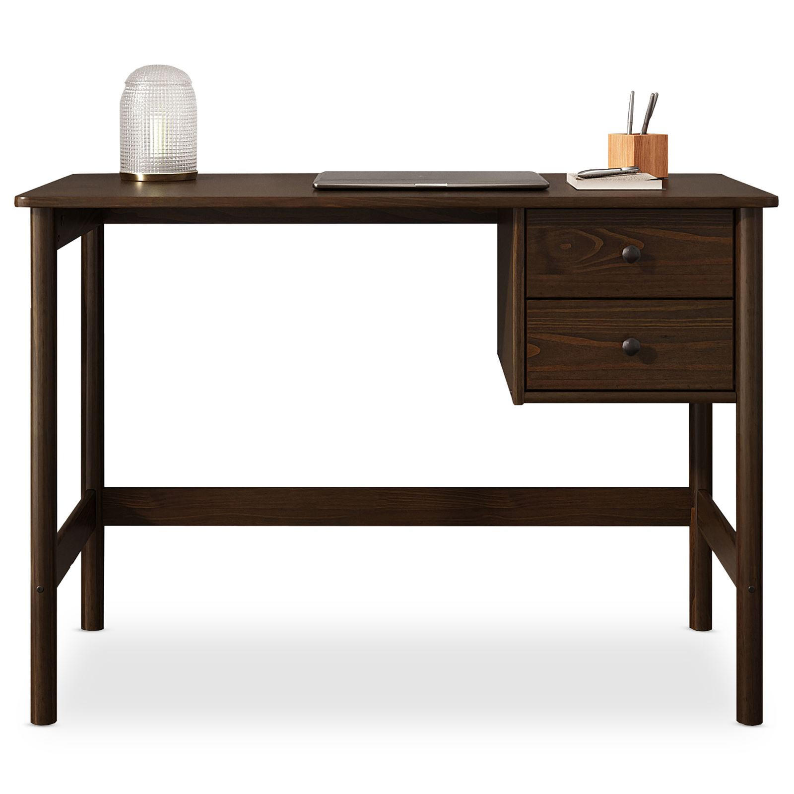 IDIMEX SCHREIBTISCH Nussbaum 110cm × 54cm × 76cm