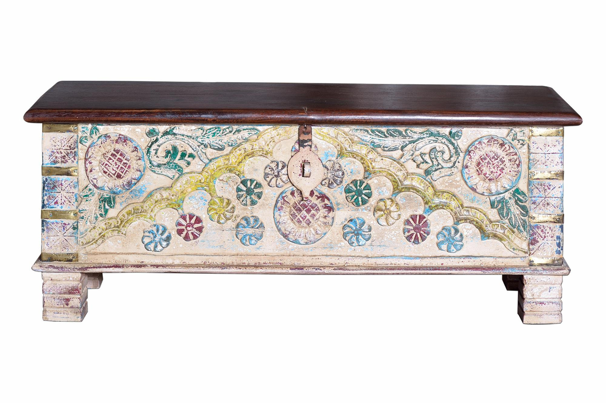 Giner y Colomer Truhe Chrom 116x45x40 cm