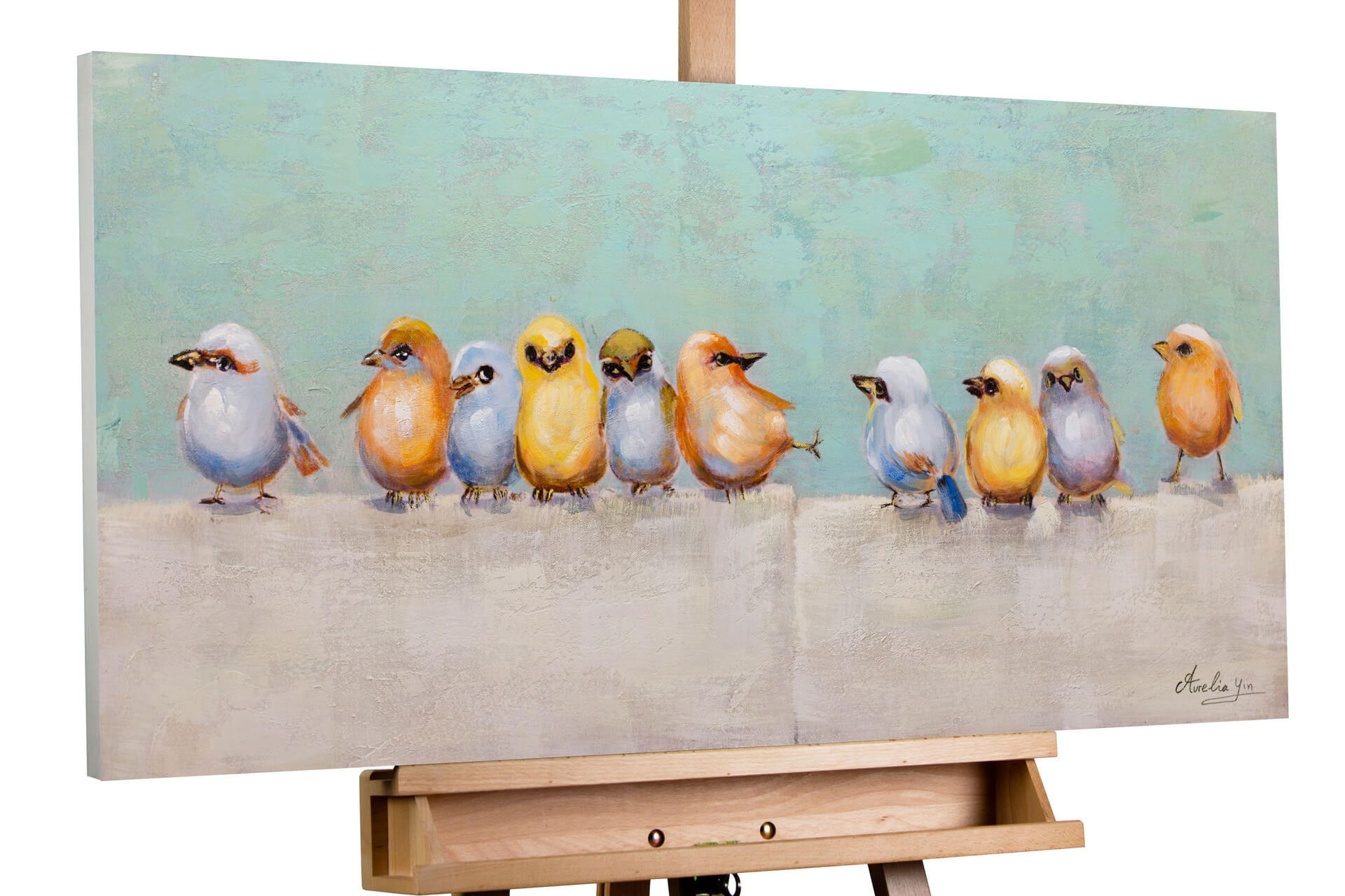 Kunstloft Acrylbild Mehrfarbig 100x50 cm