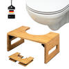 TOILETTENHOCKER Bambus, natur - Naturfarben, Holz (43.5/18.5/28cm) - eluno