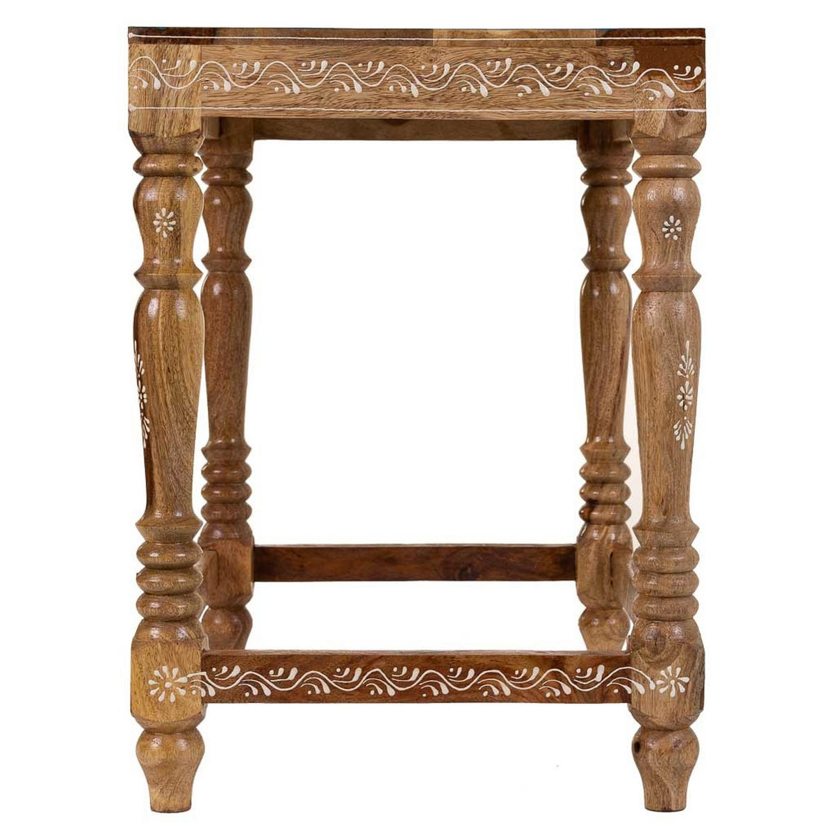 TISCH aus Holz, braun, 48x33x46cm - Braun, Holz (33/48/46cm) - Wanderlust