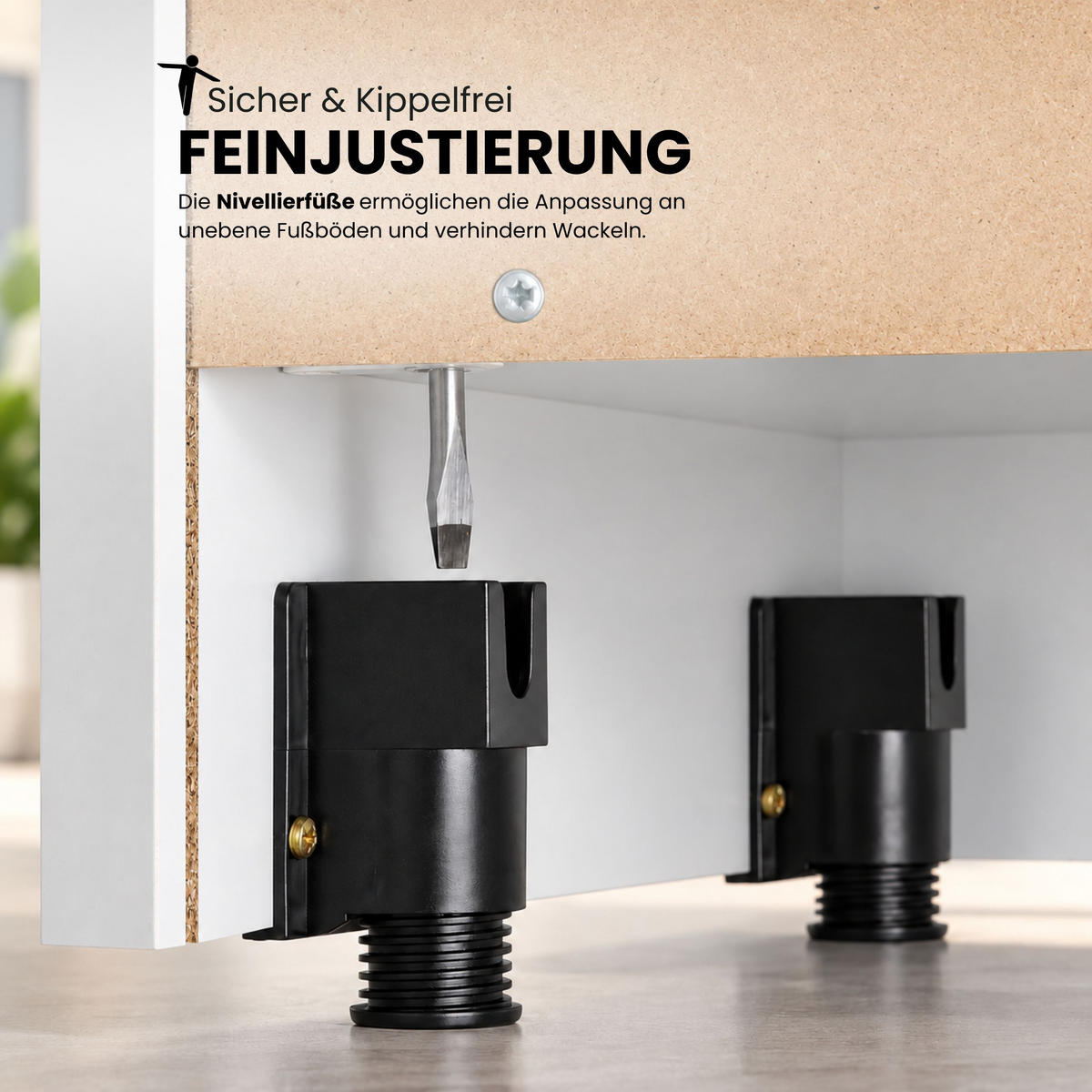 AKTENSCHRANK breit - 5 Ordnerhöhen 42/100/200,4 cm in Nussbaumfarben/Silberfarben - Silberfarben/Nussbaumfarben, Holzwerkstoff (100/200.4/42cm) - bümö