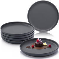 DESSERTTELLER LEEDS NIGHTSKY - 6 teilig aus Steingut - Dunkelgrau, Stein (20.5cm) - Sänger