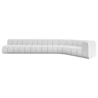 ECKSOFA modulares Sofa Karex-L3 - 490x194x70 cm Weiß - Weiß, Holzwerkstoff/Textil (490/194cm) - ALTDECOR