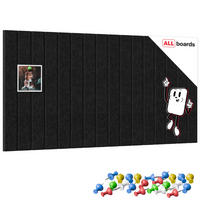 FILZ-WANDPANEELE 80x40 cm schwarz - Schwarz, Textil (80/40/1cm) - ALLboards
