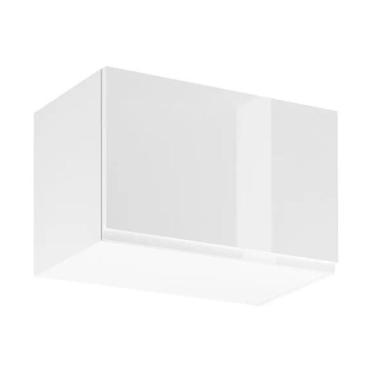 HÄNGESCHRANK – 60 cm – G60KN – Velmora – Weiß / Weiß Hochglanz - Weiß Hochglanz, Holzwerkstoff (60/36/32cm) - ROYAL24_MARKT