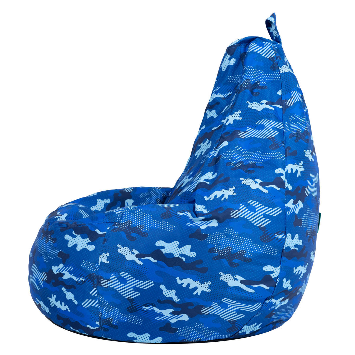 SITZSACK Gaming Camouflage - Blau, Textil (90/73/84cm) - icon